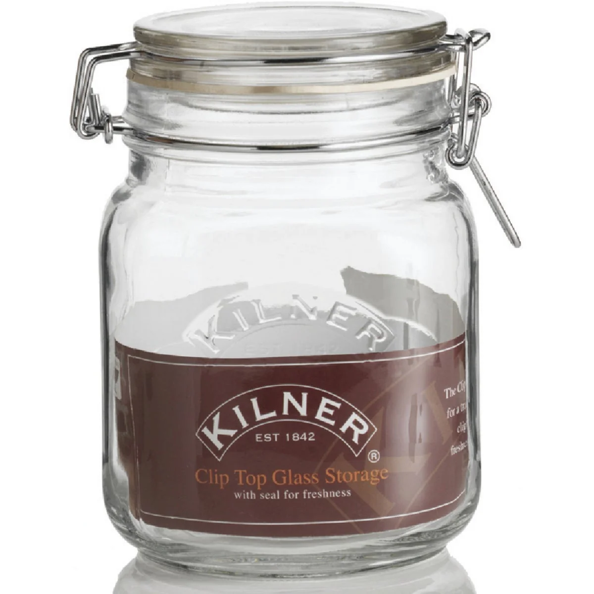 Excellent Kilner 34 Oz. Square Clip Top Glass Storage Jar Responsible