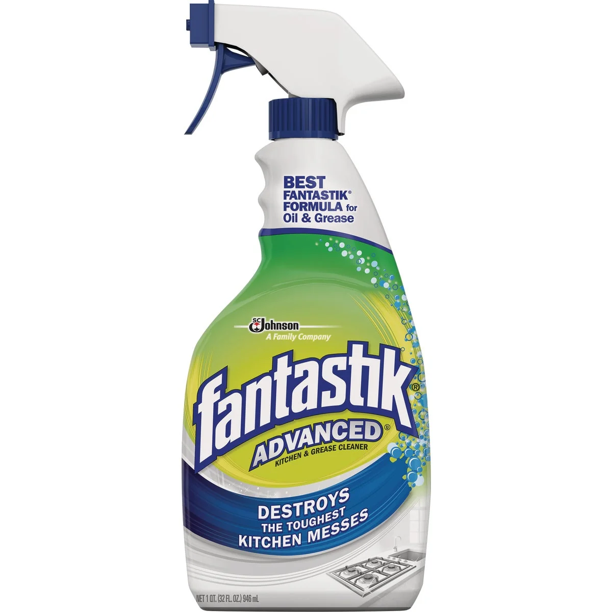 Outstanding SC Johnson Fantastik 32 Oz. Advanced Kitchen Degreaser Sophisticated