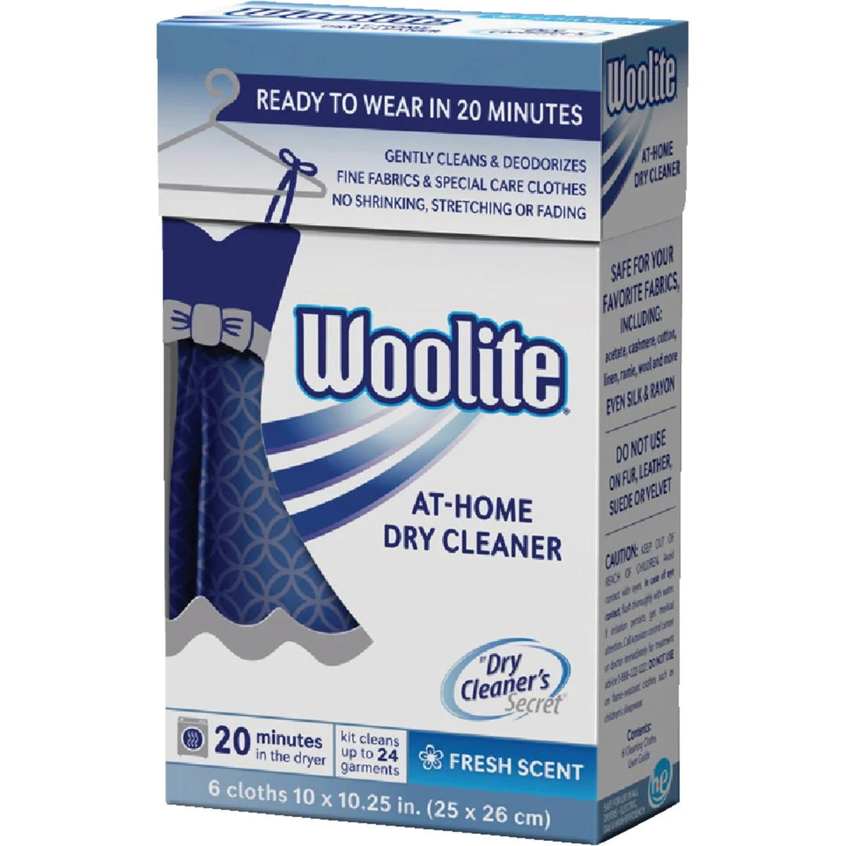 Consistent Woolite Clothes Dry Cleaner 6 Cloths Detailed