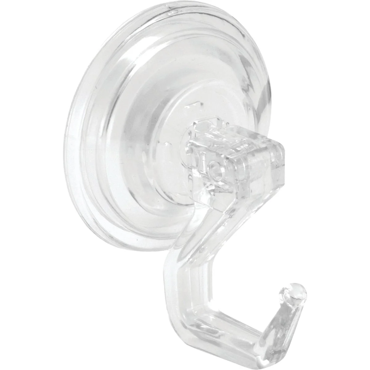Smooth InterDesign Power Lock Suction Shower Hook 2-Count Clean