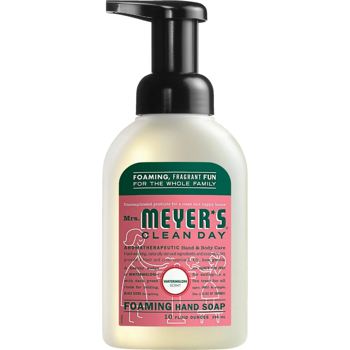 Flexible Mrs. Meyer's Clean Day 10 Oz. Watermelon Foaming Hand Soap Safe