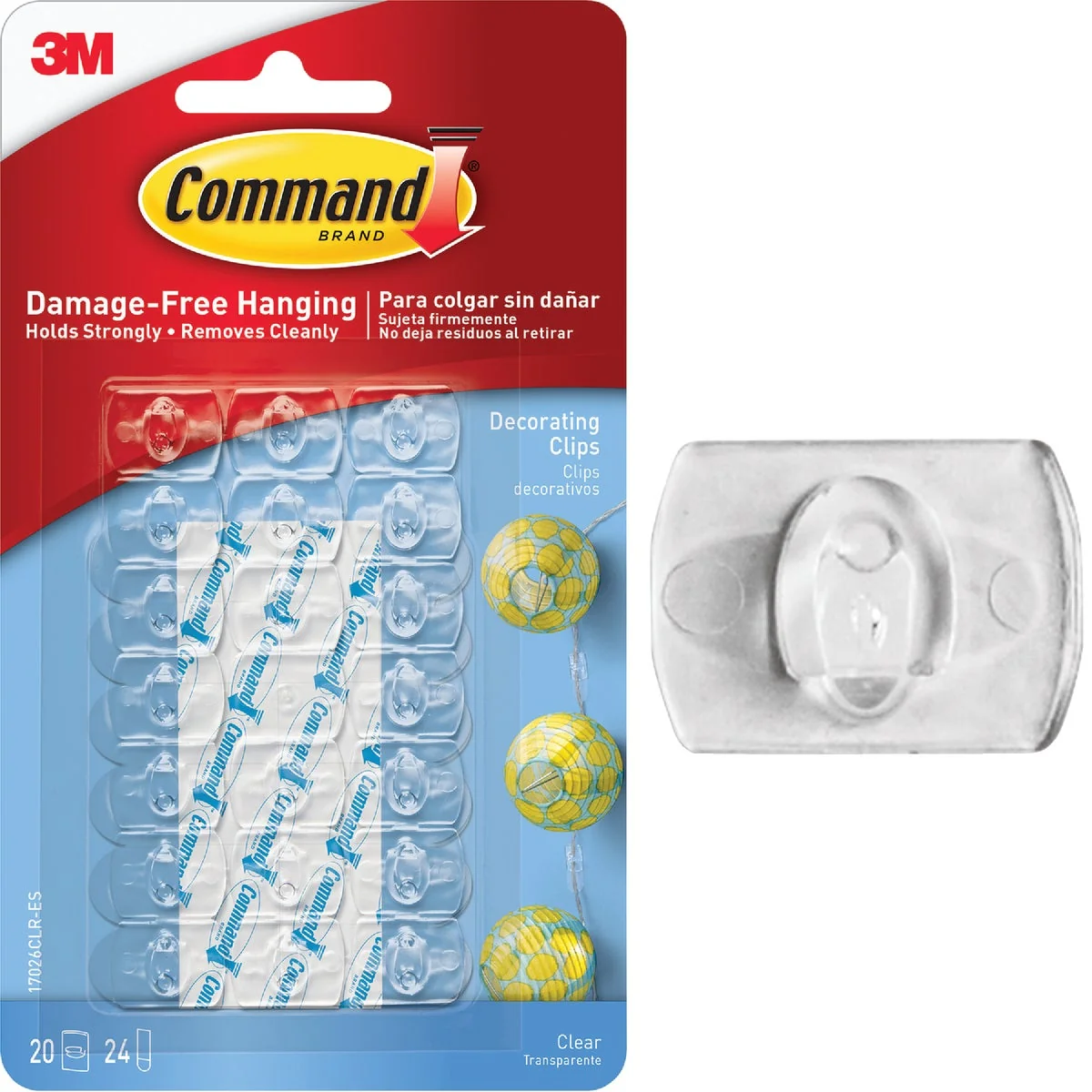 Versatile Command Decorating Adhesive Clip Sophisticated