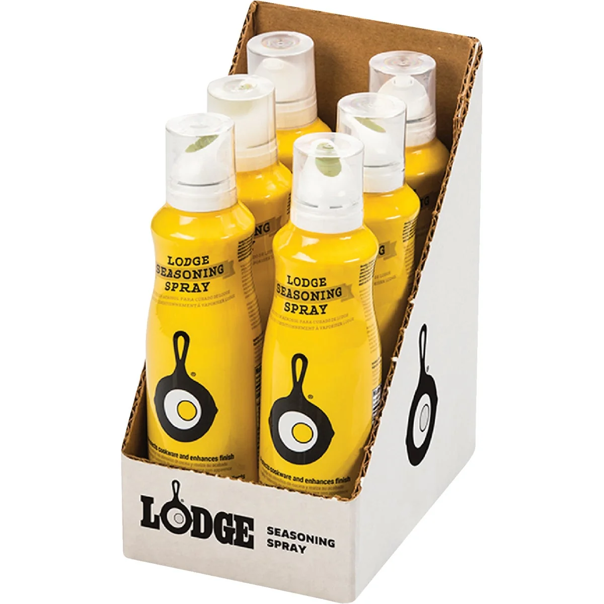 Effective Lodge 8 Oz. Cast Iron Seasoning Cooking Spray Natural