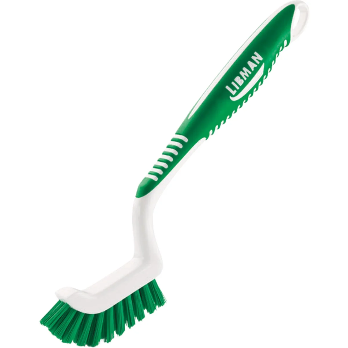 Convenient Libman Plastic Nylon Bristles 1 In. Black Tile Grout Brush Powerful