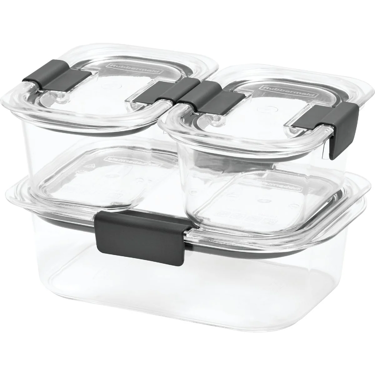 Carefully Designed Rubbermaid Brilliance 6-Piece Clear Food Storage Container Set Prestigious