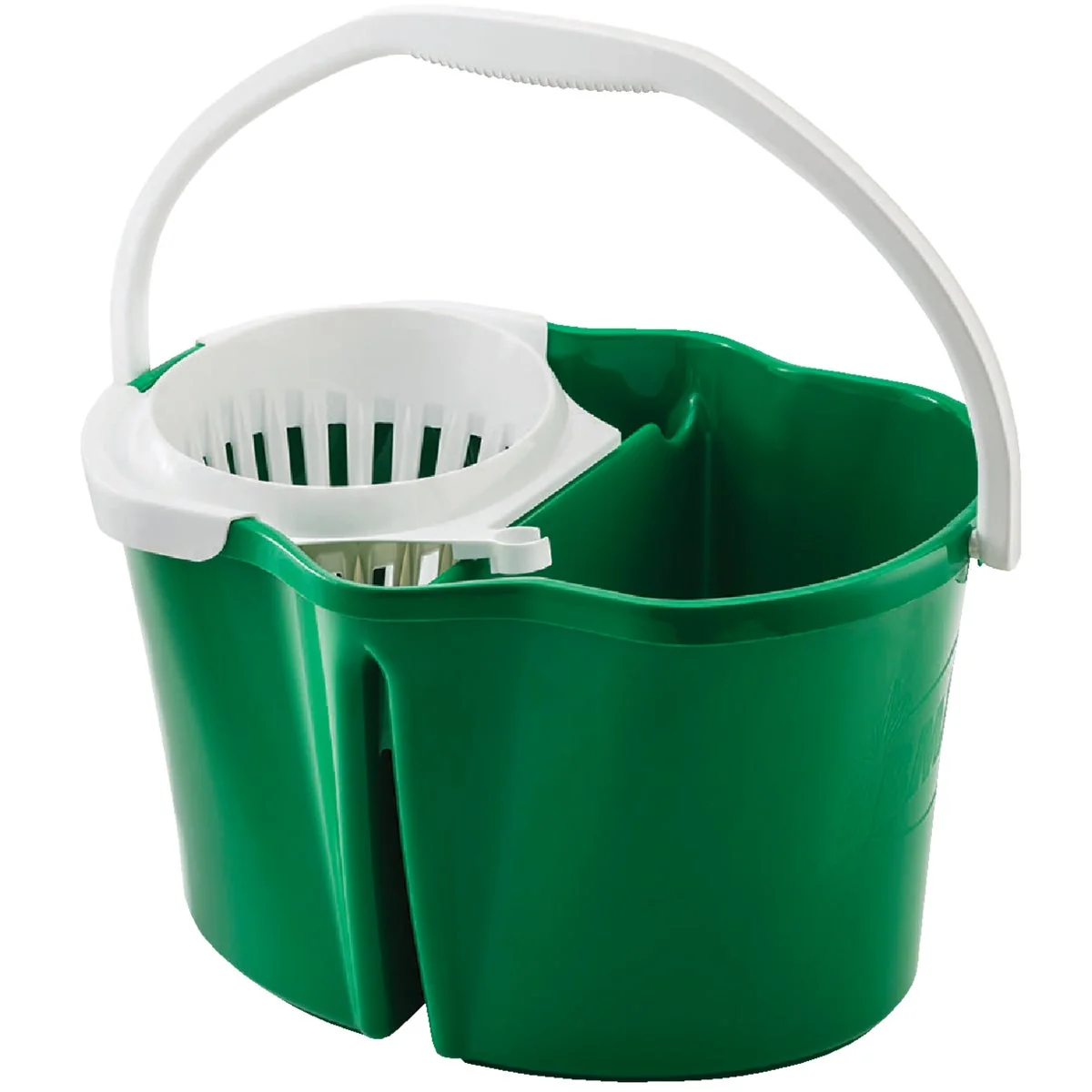 Healthy Libman 4 Gal. Green Clean Rinse Bucket with Wringer Secure