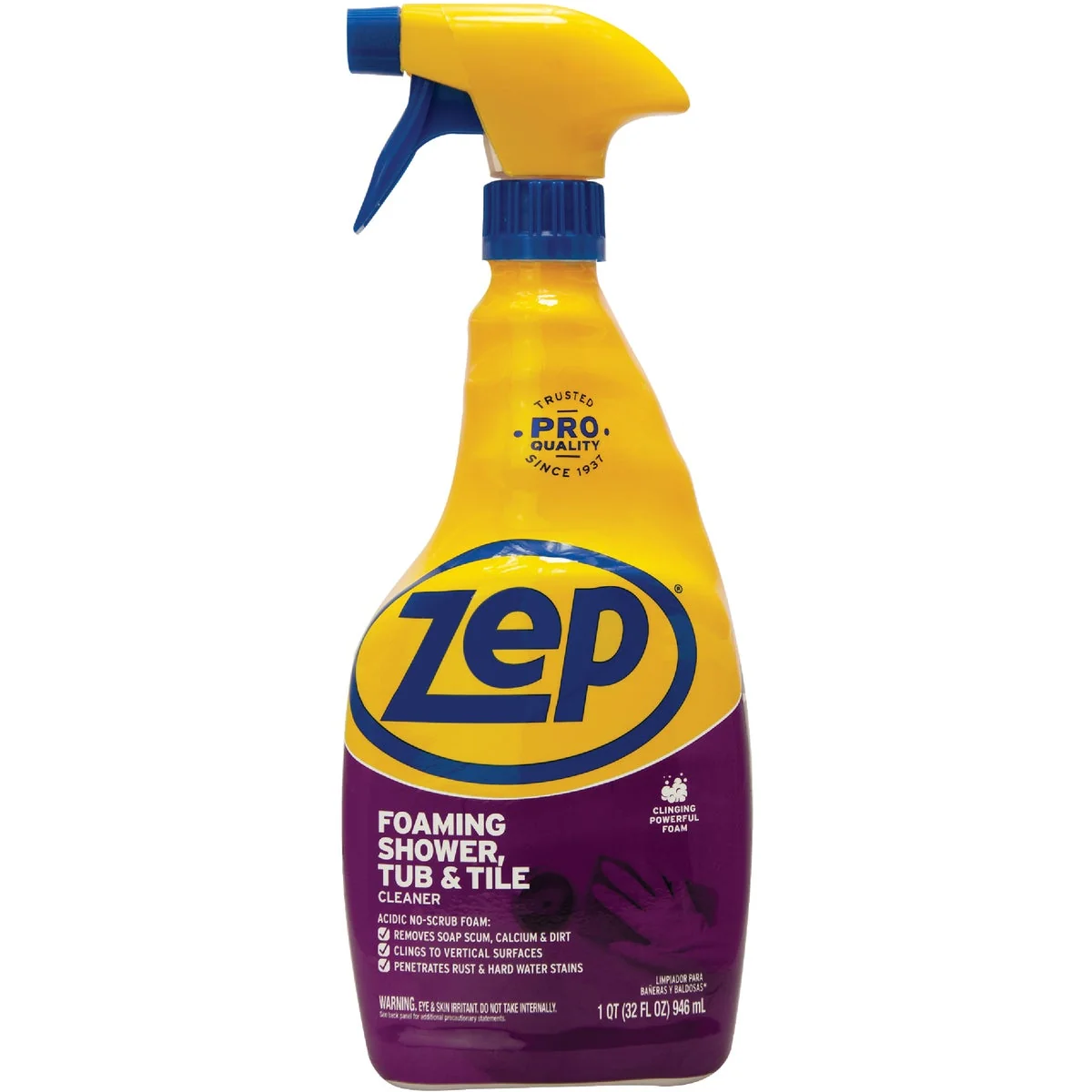 Solid Zep 32 Oz. Foaming Tub Tile Bathroom Cleaner