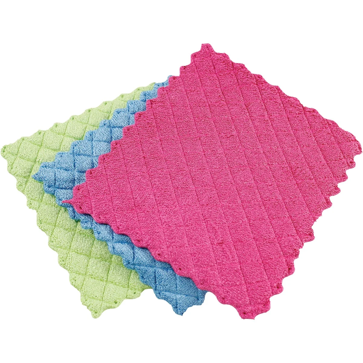 Quality Libman 10 In. x 7 In. Microfiber Sponge Cloth 3-Count Modern