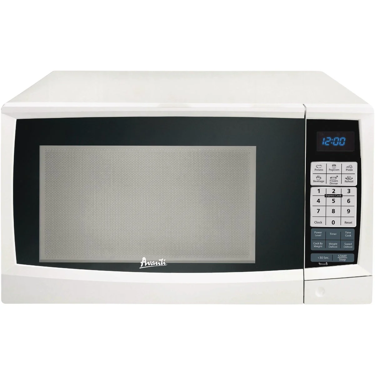 Easy-to-Use Avanti 1.1CF 1000W White Countertop Microwave High-Performance