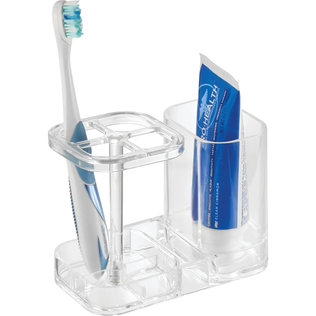 Eco-Friendly InterDesign Med Clear Toothbrush Holder Unique