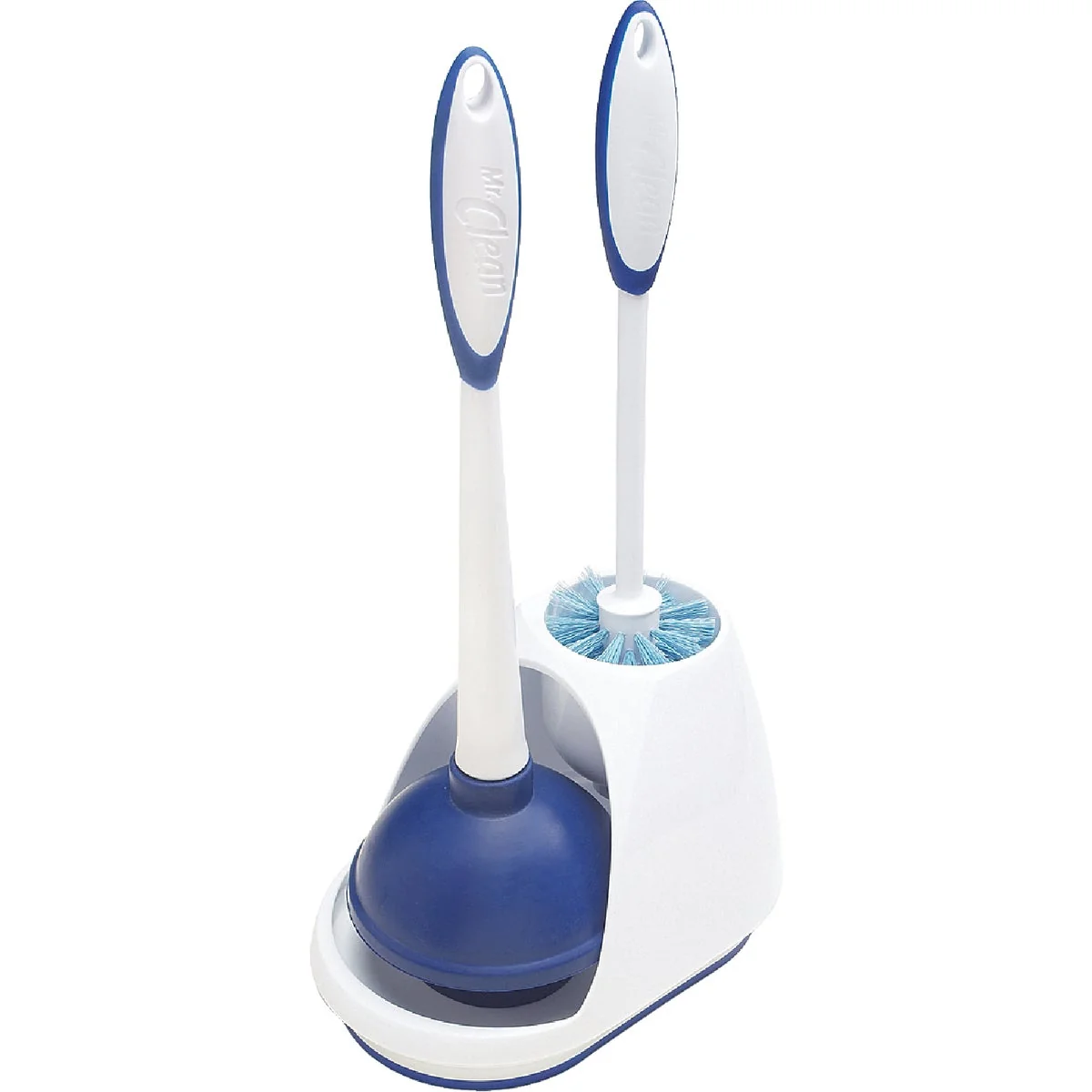 Quality Mr. Clean Turbo Toilet Brush Plunger Set Fast