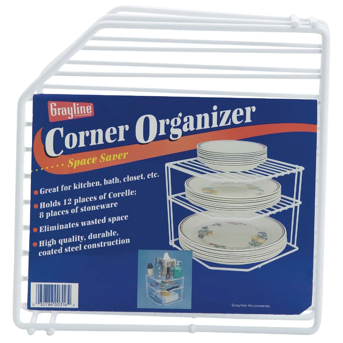 Verified Grayline Corner Organizer Practical