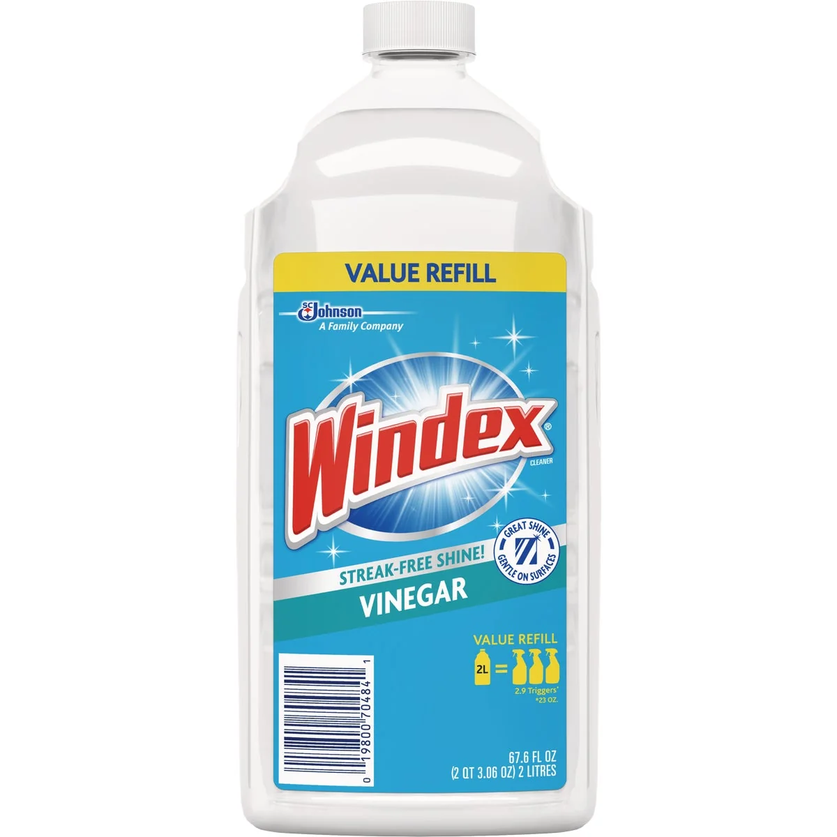 Secure Windex 67.6 Oz. Multisurface Cleaner with Vinegar Smart
