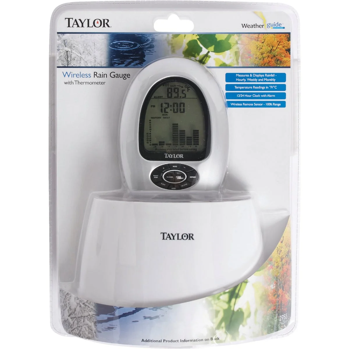 Verified Taylor Wireless Rain Gauge Thermometer Specialty