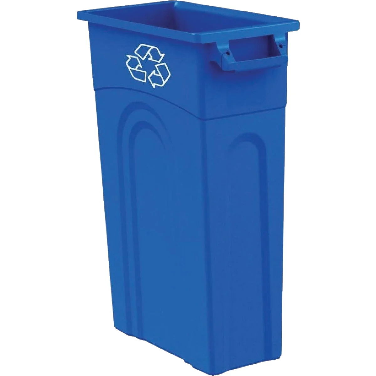 Detailed United Solutions 23 Gal. Recycling Trash Can Smooth