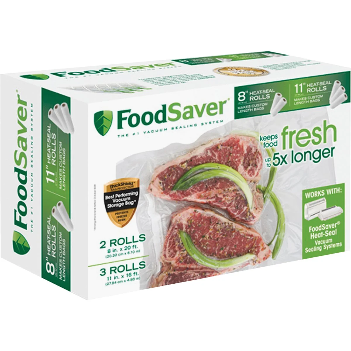 Comfortable FoodSaver Make Your Own Vacuum Sealer Bags 5-Pack Fashionable