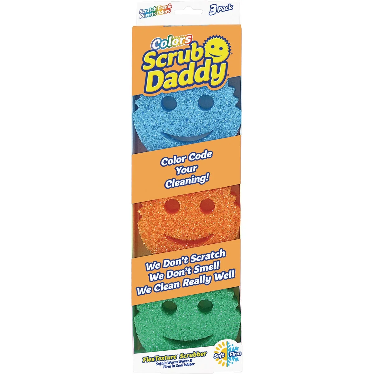 Relaxed Scrub Daddy Cleasing Pad 3-Pack Functional