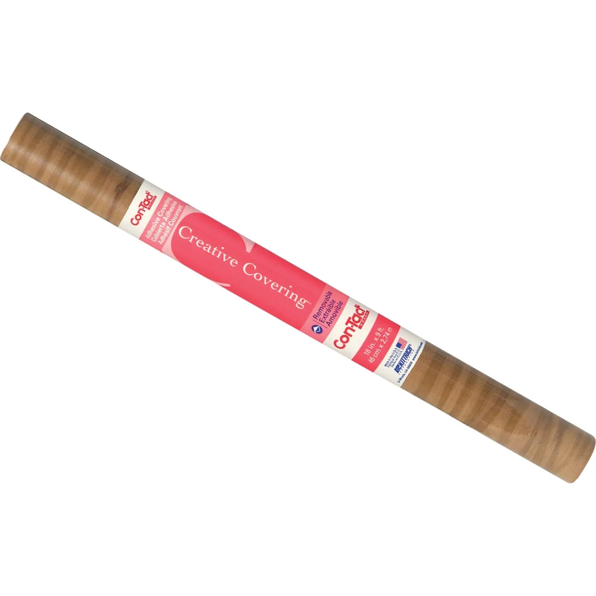 Certified Con-Tact Creative Covering 18 In. x 9 Ft. Knotty Pine Self-Adhesive Shelf Liner High-Quality