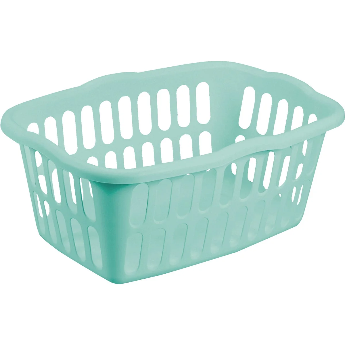 Luxury Sterilite Rectangular Laundry Basket Pure