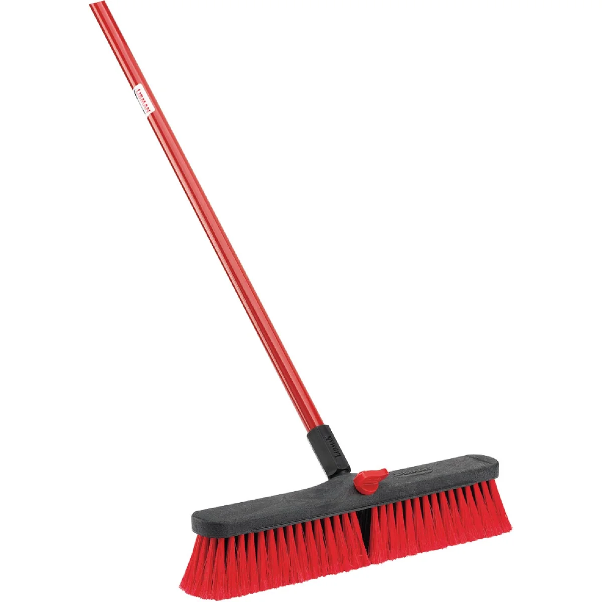 Unique Libman 18 In. W. x 64 In. L. Steel Handle Multi-Surface Medium Sweep Push Broom Easy-to-Use