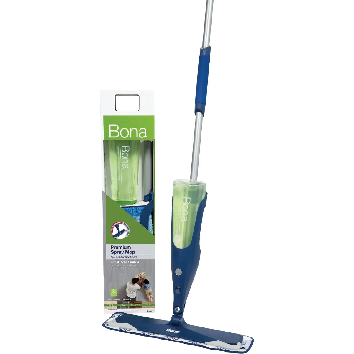 Relaxed Bona Stone Tile Laminate Floor Spray Mop Fine