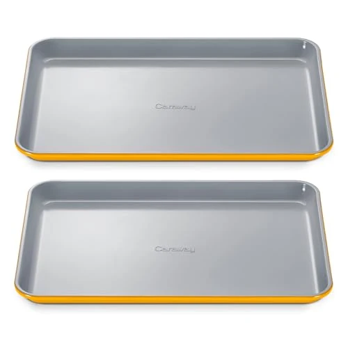 Genuine Non Stick Ceramic Medium Baking Sheet Duo 2 Count Prestigious