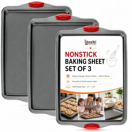 Contemporary Premium Nonstick Baking Sheet Pans Green