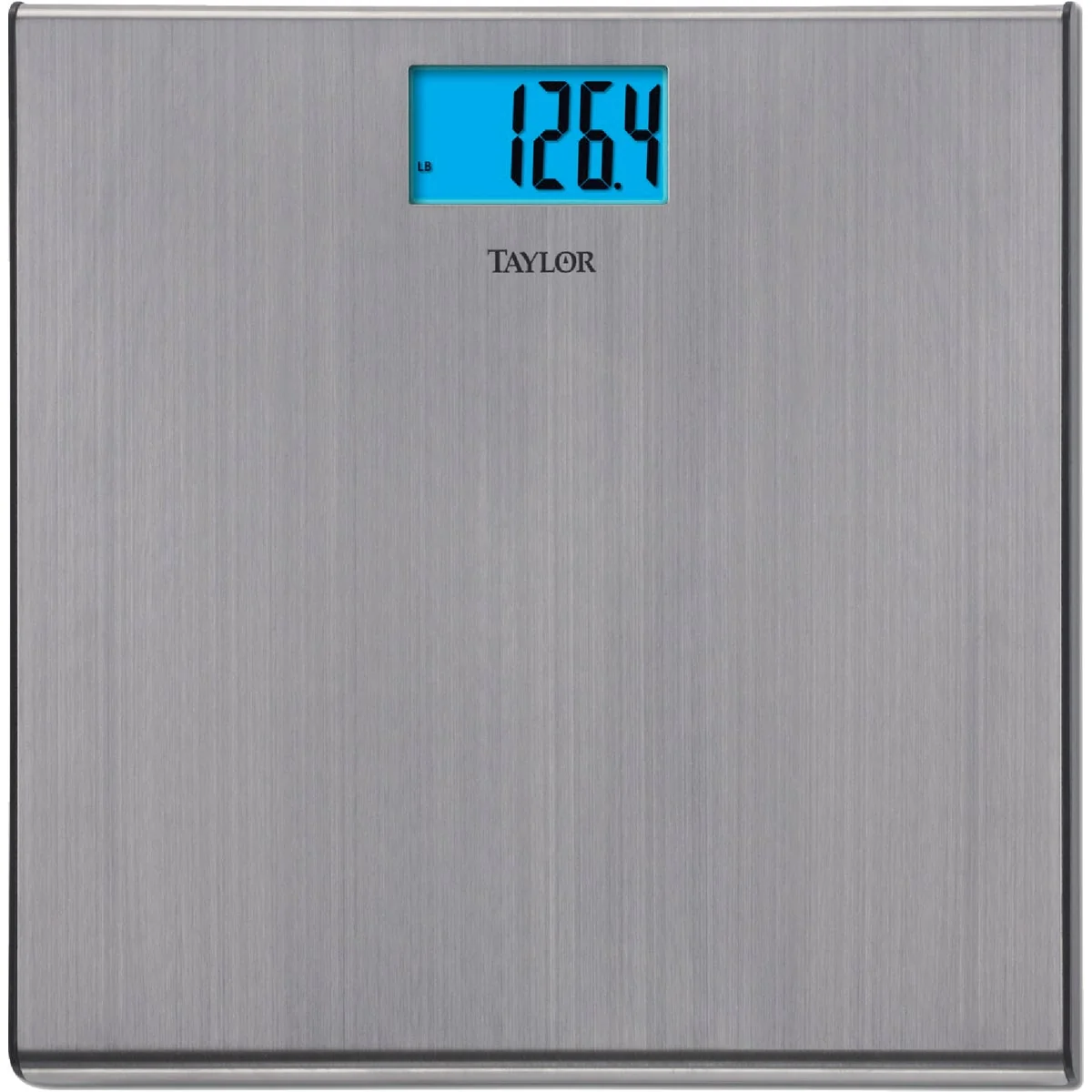 Versatile Taylor Digital 440 Lb. Stainless Steel Bath Scale Silver Effective