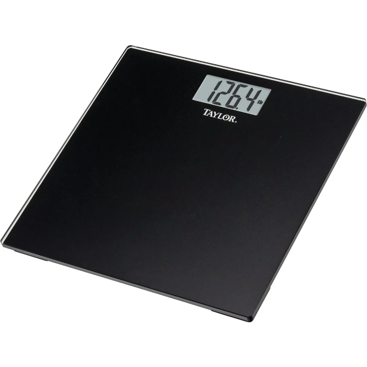 Smart Taylor Digital 400 Lb. Glass Bath Scale Black Trendy
