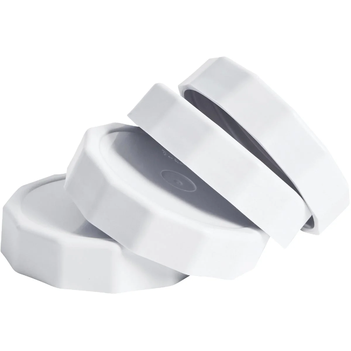 Expertly Made Masontops Regular-Mouth Tough Top Canning Jar Lid 4-Count Solid