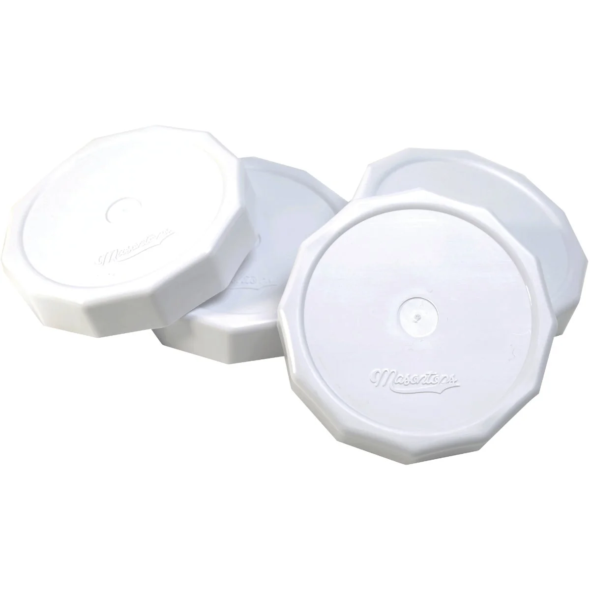 Practical Masontops Wide-Mouth Tough Top Canning Jar Lid 4-Count World-Class