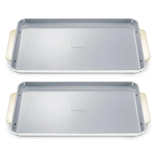 High-Performance Non Stick Ceramic Large Baking Sheet Duo 2 Count Consistent