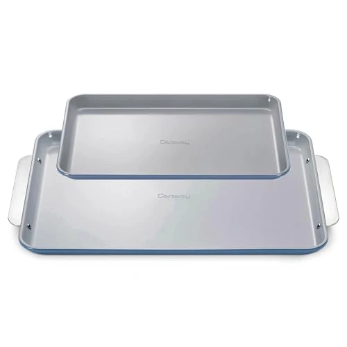Original Non Stick Ceramic Baking Sheet Duo 2 Count Environmentally Friendly