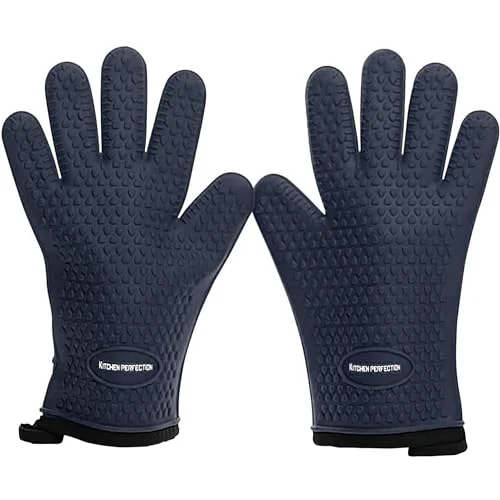Top-Quality Silicone Smoker BBQ Gloves 2 Count Fast