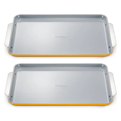 Innovative Non Stick Ceramic Large Baking Sheet Duo 2 Count Comfortable