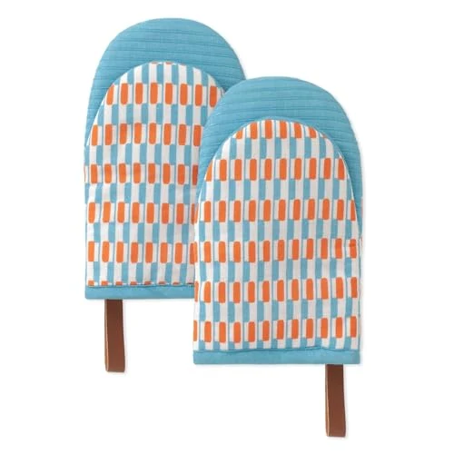 Crafted Fall Oven Mitts 2 Count Dependable