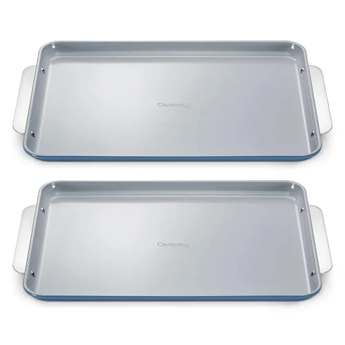 Dependable Non Stick Ceramic Large Baking Sheet Duo 2 Count Healthy