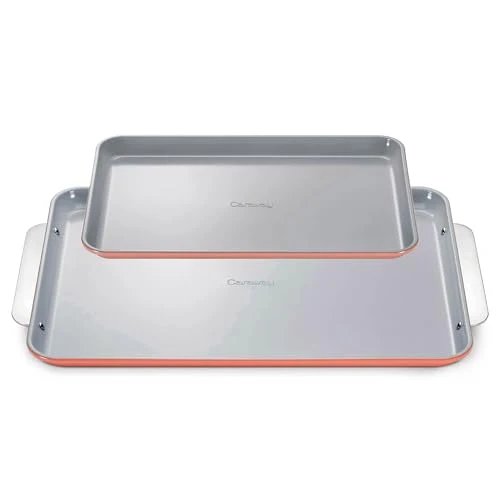 Specialty Non Stick Ceramic Baking Sheet Duo 2 Count Clean