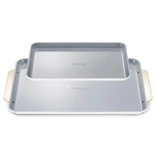 Natural Non Stick Ceramic Baking Sheet Duo 2 Count Original