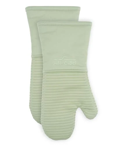 Genuine Premium Silicone Oven Mitts 2 Count Breathable