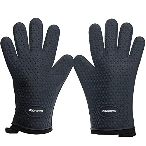 Trusted Silicone Smoker Oven Gloves 2 Count Enhanced