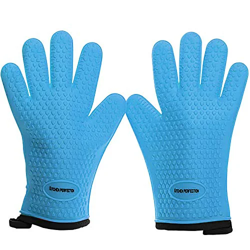 Exceptional XL Silicone Smoker Oven Gloves 2 Count Convenient