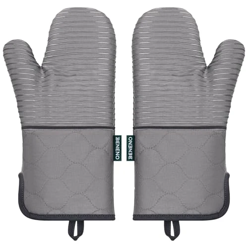 Artisan Heat Resistant 500°F Kitchen Oven Mitts 2 2 Count High-Grade