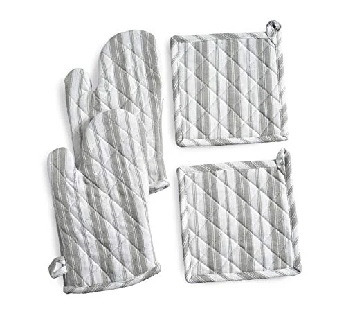 Professional Oven Mitts Potholder Set Recyclable