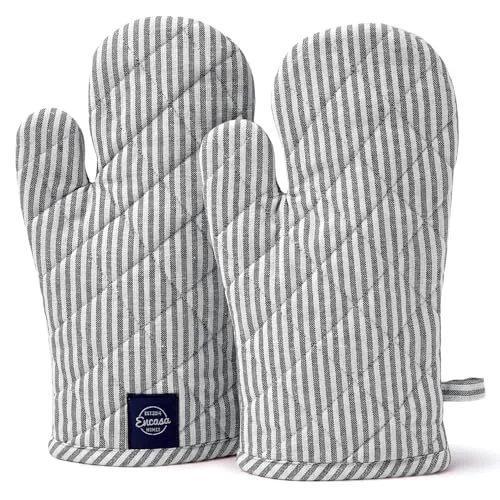 Superior Oven Mitts Heat Resistant Kitchen Gloves 2 Count Reliable