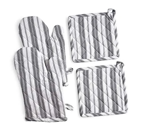 Next-Generation Oven Mitts Potholder Set Pure