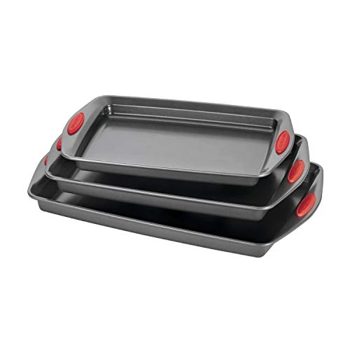Contemporary Bakeware Nonstick Cookie Pan Set 3 Count Superior