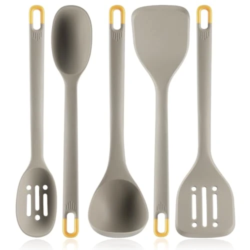 Selected Silicone Kitchen Cooking Utensils Set 5 Count Reusable