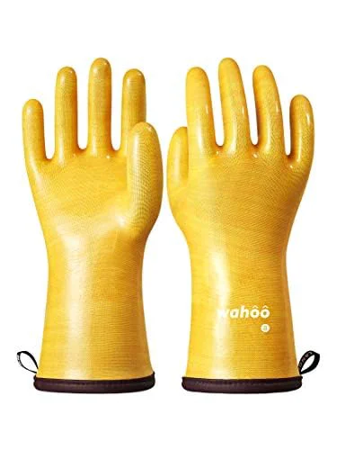 Versatile LANON Wahoo Liquid Silicone Oven Mitts 2 Count Proven