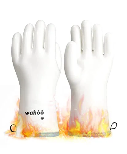 Elegant LANON Wahoo Liquid Silicone Oven Mitts Long-Lasting